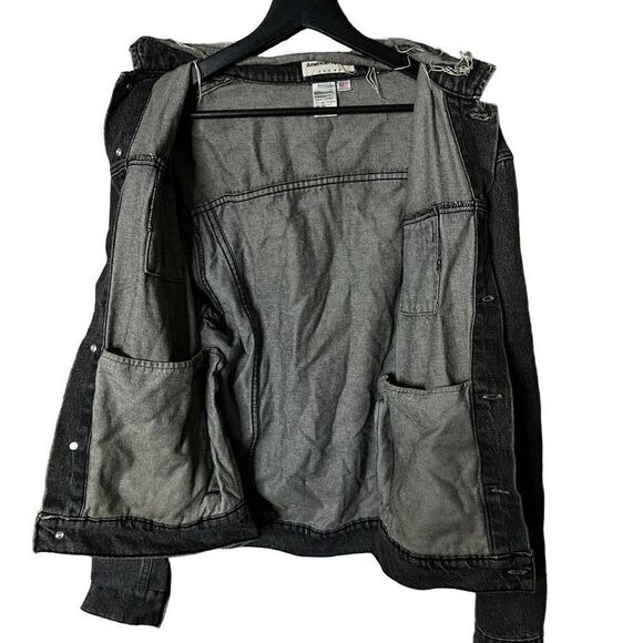 American Apparel Denim Jacket Womens USA Large - Picture 3 of 5